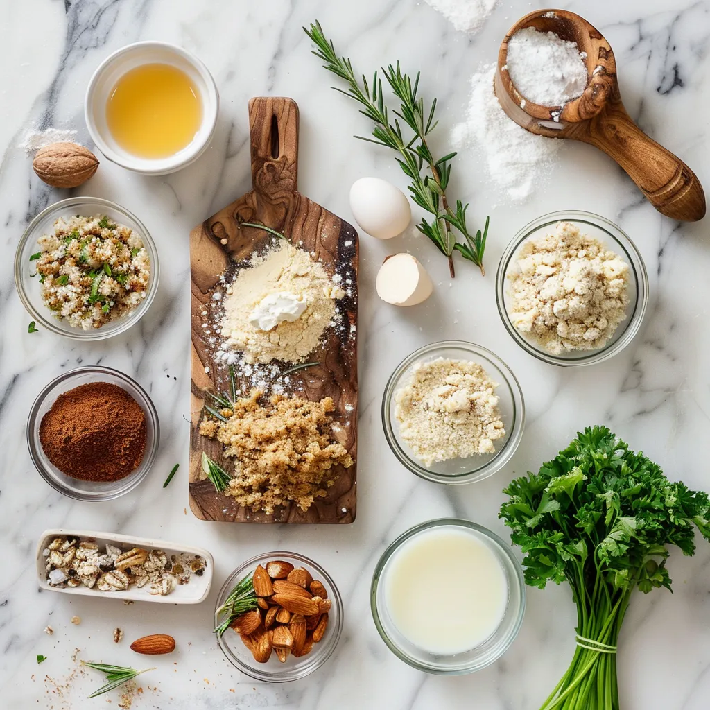 Buttery Cinnamon Streusel Coffee Cake Fresh ingredients