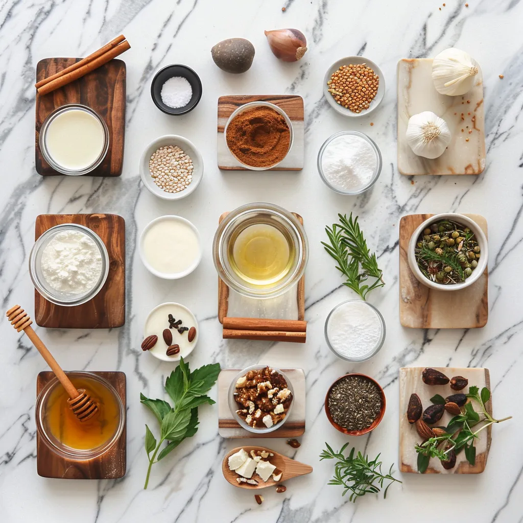 Cozy and Sweet Honey Cinnamon Dessert Aromatic ingredients