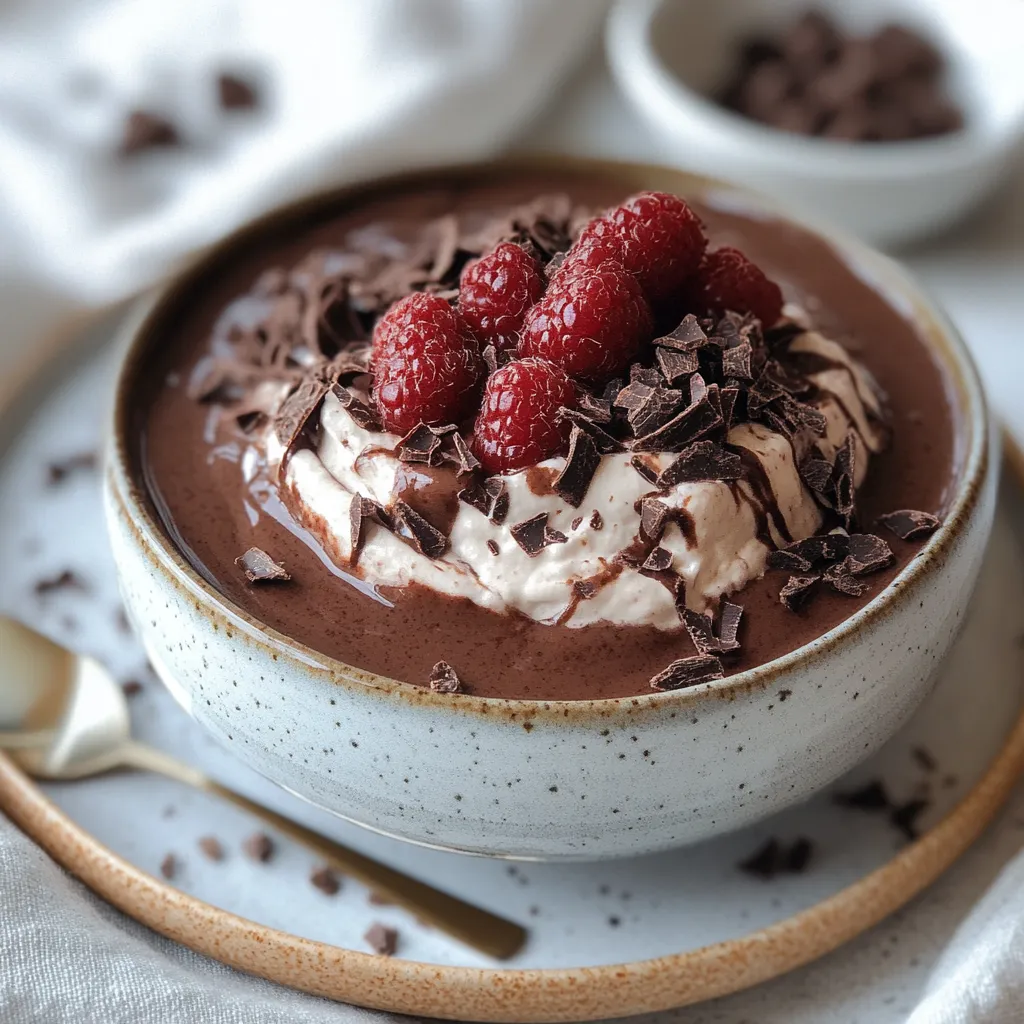 Exquisite Decadent High Protein Chocolate Pudding Recipe to Indulge