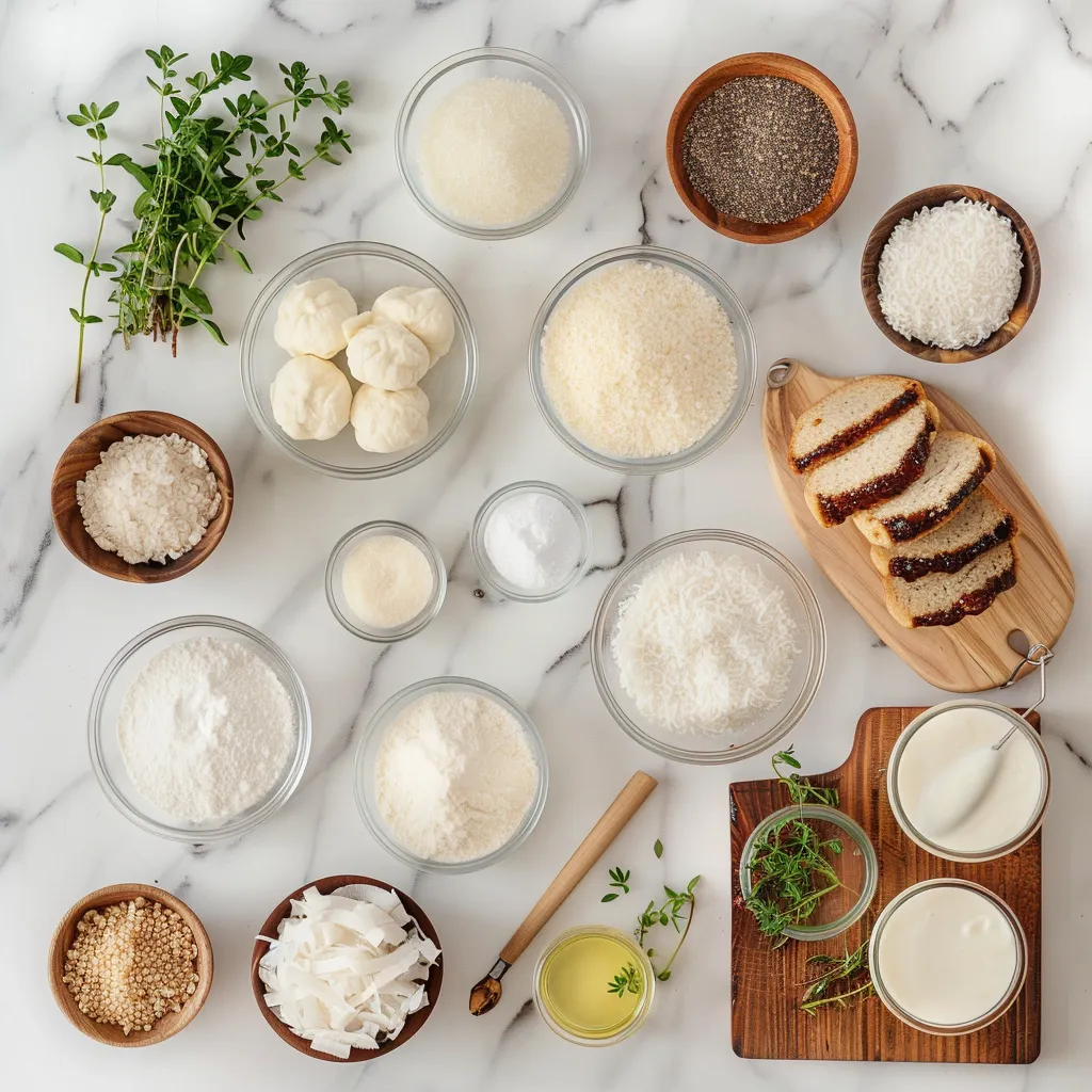 Fast Coconut Jam Thumbprint Cookies Juicy ingredients