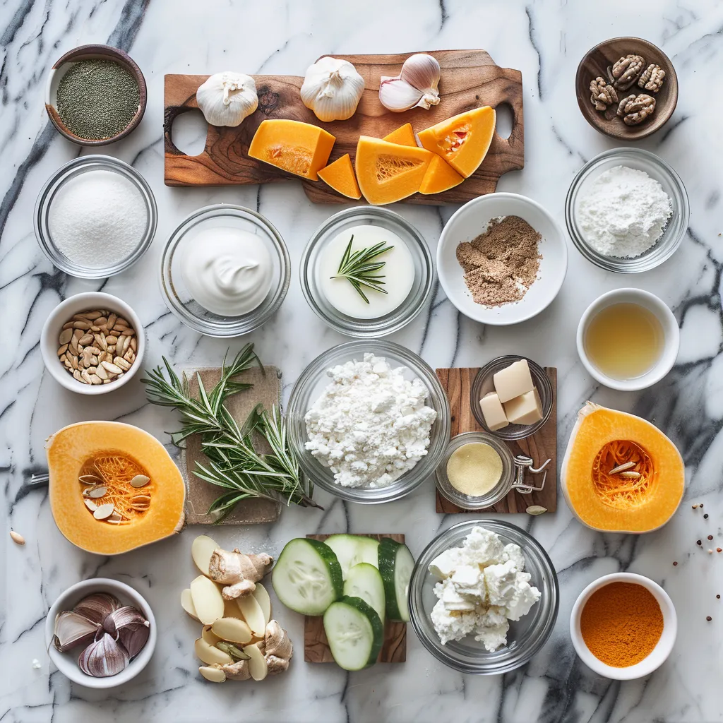 Flavorful Pumpkin Gingerbread Savory ingredients