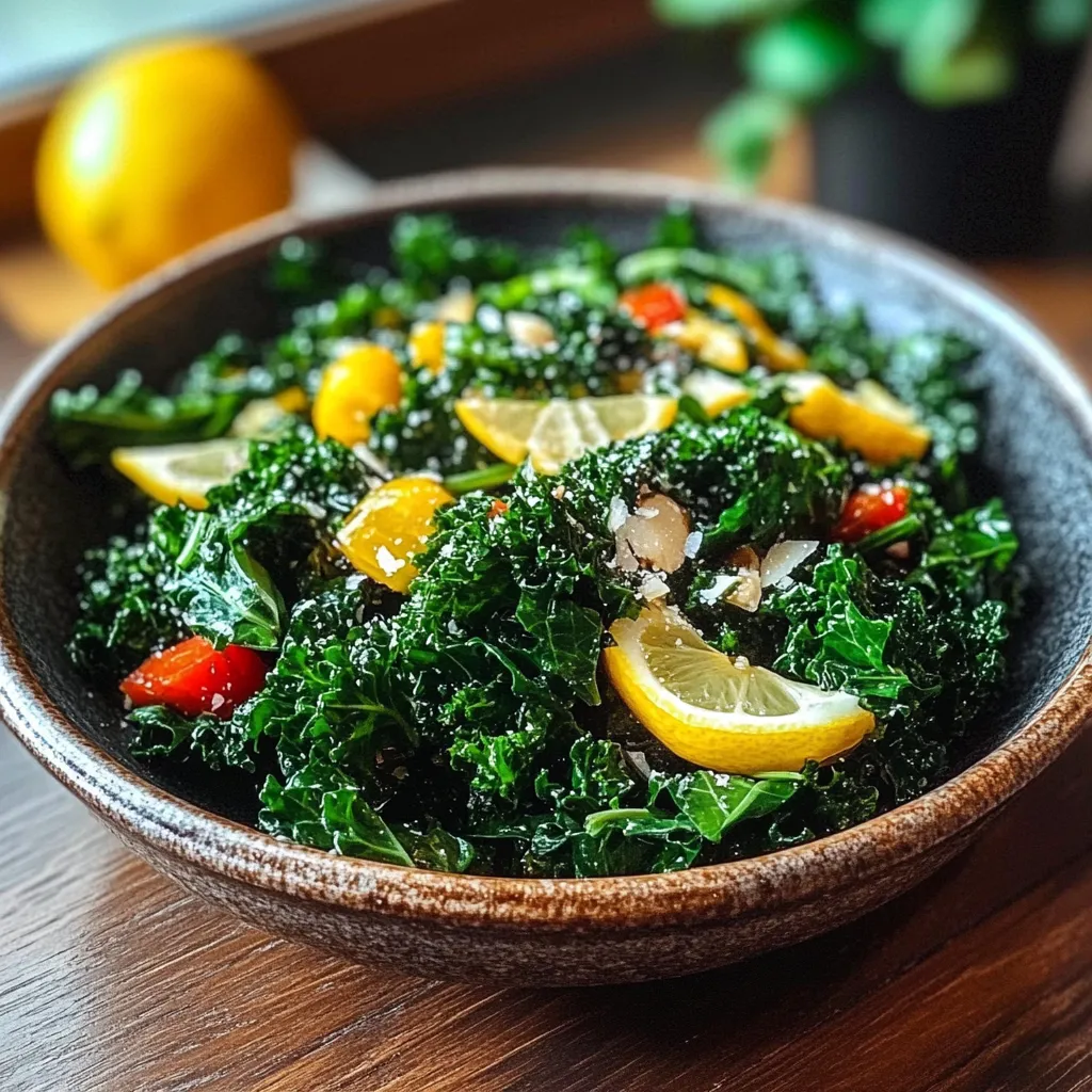 Fuel Your Hike With Refreshing Lemon-garlic Kale Salad