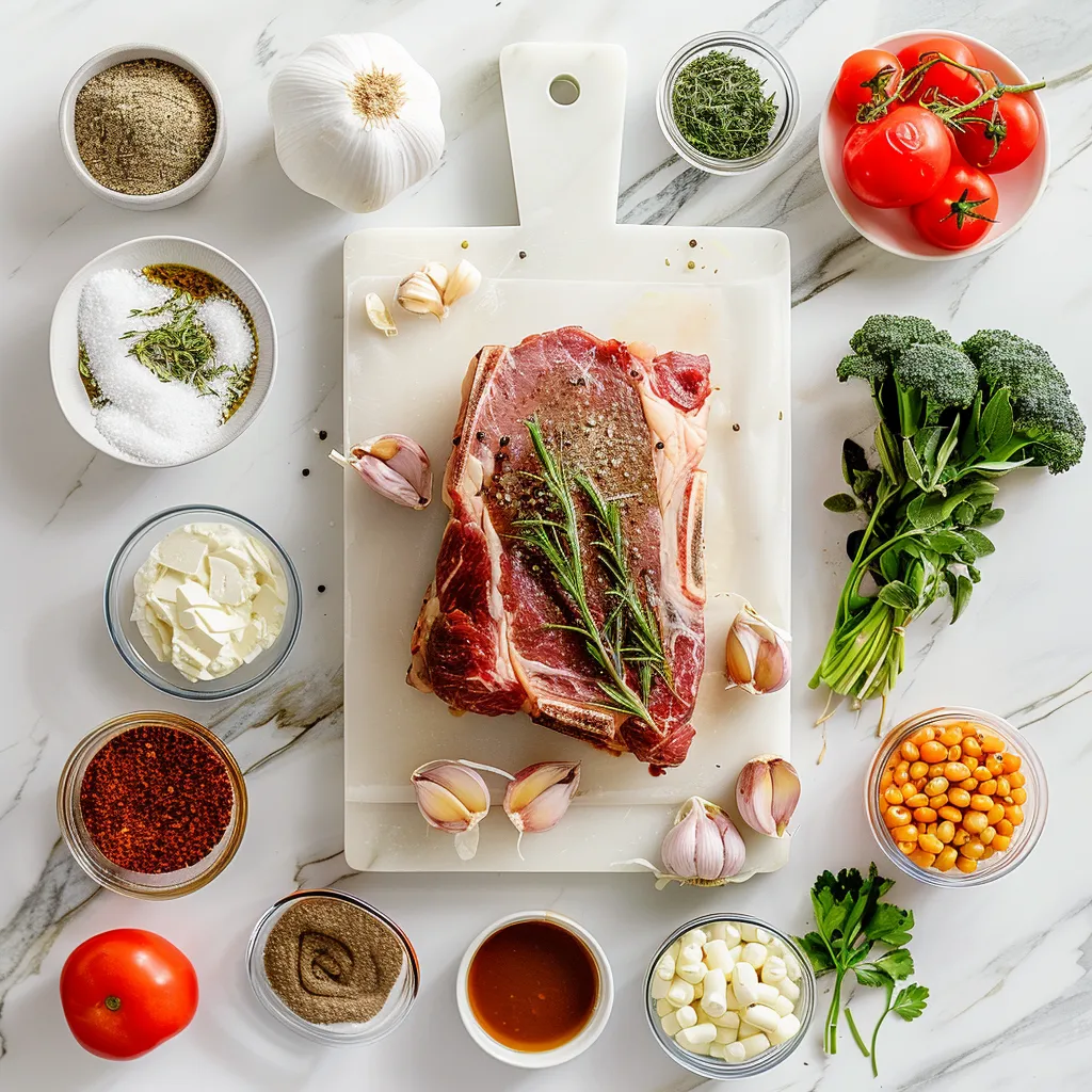 Garlic Herb Prime Rib with Au Jus Savory ingredients