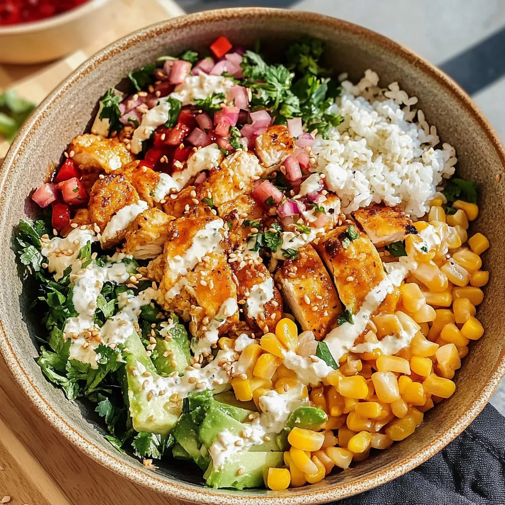Golden Street Corn Chicken Rice Bowl