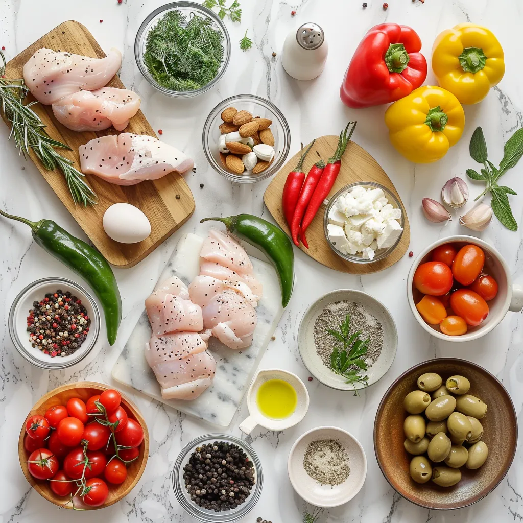 Greek Chicken Bowls: Effortless Clean Eating Meal Prep Delight Mouthwatering ingredients