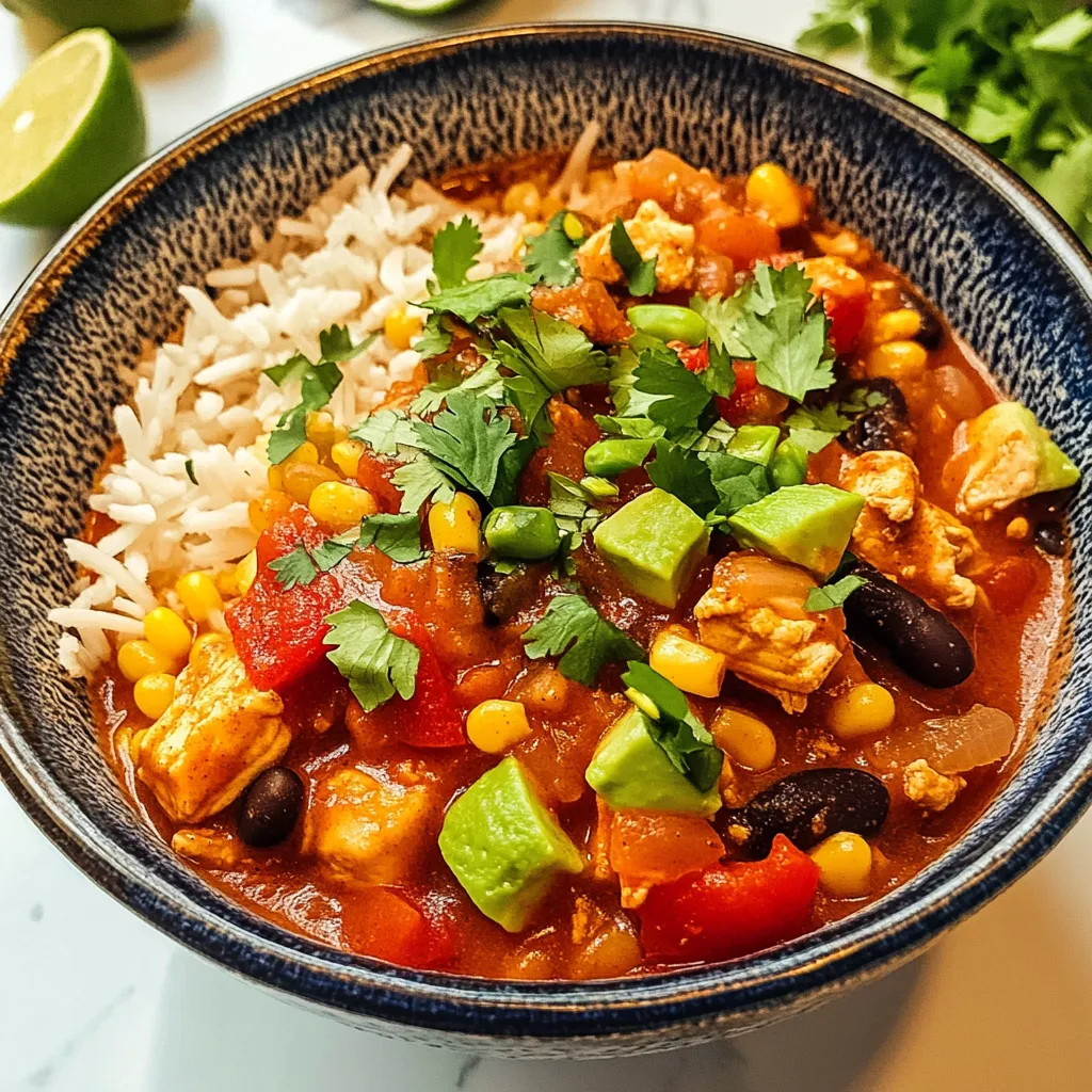 High Protein Chicken Chili Yummy