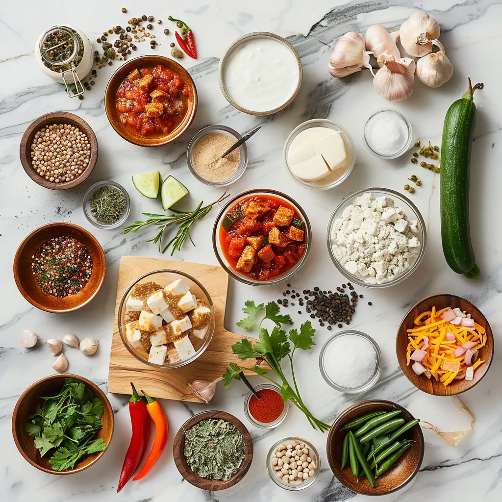 High Protein Chicken Chili Yummy ingredients