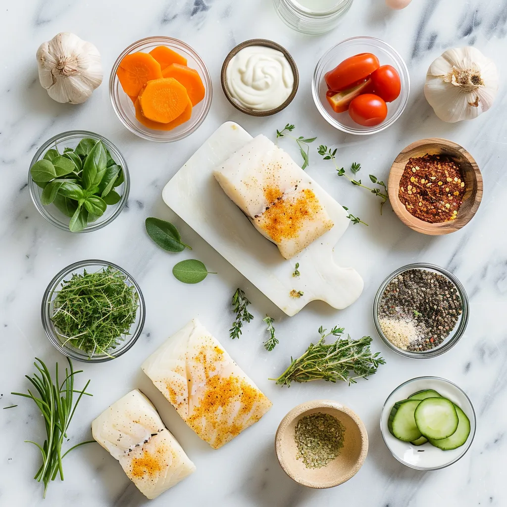 Juicy One Pan Blackened Cod Recipe in 30 Minutes ingredients