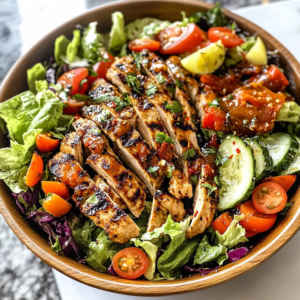 Luscious Chicken Fajita Salad