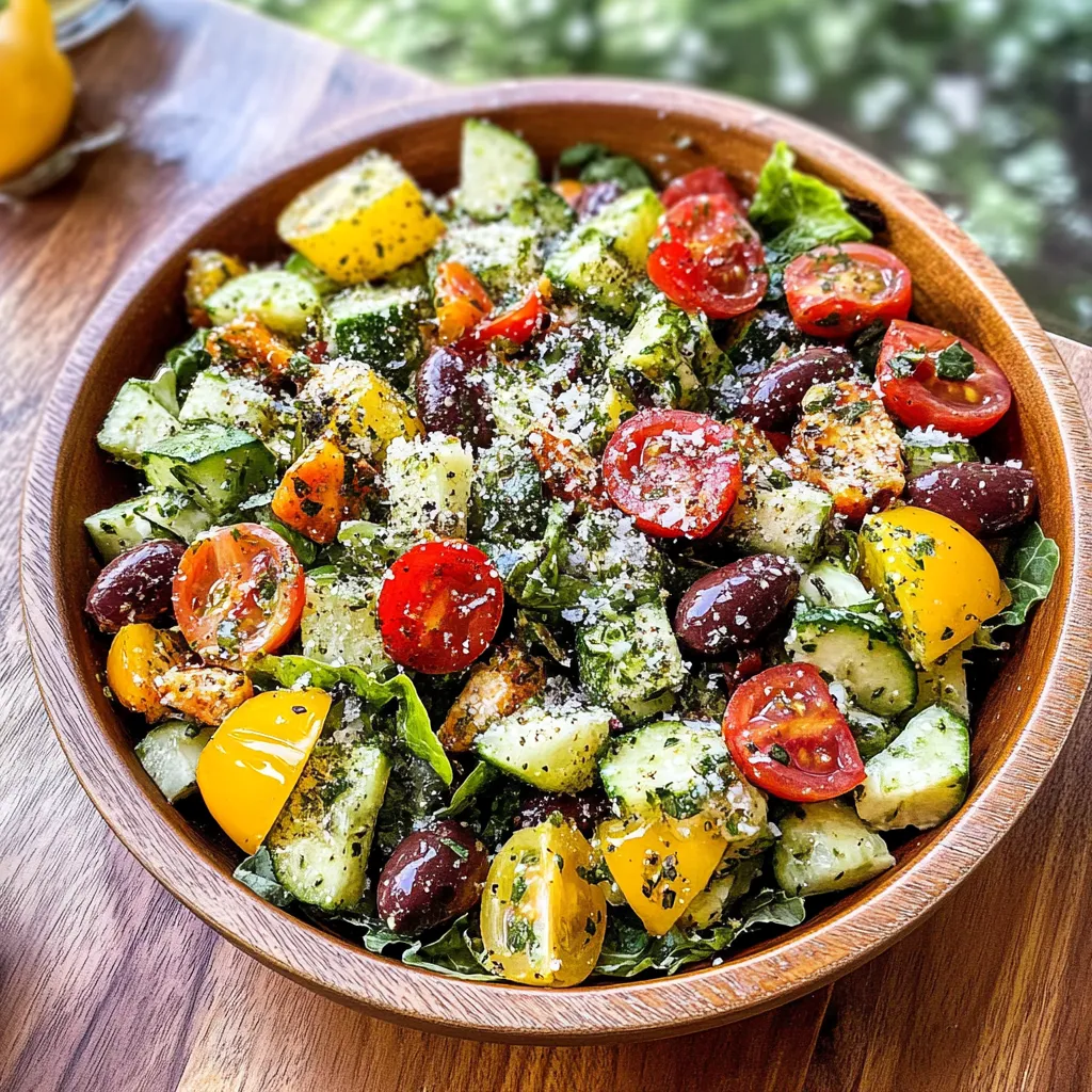 Mediterranean Salad Recipe Irresistible