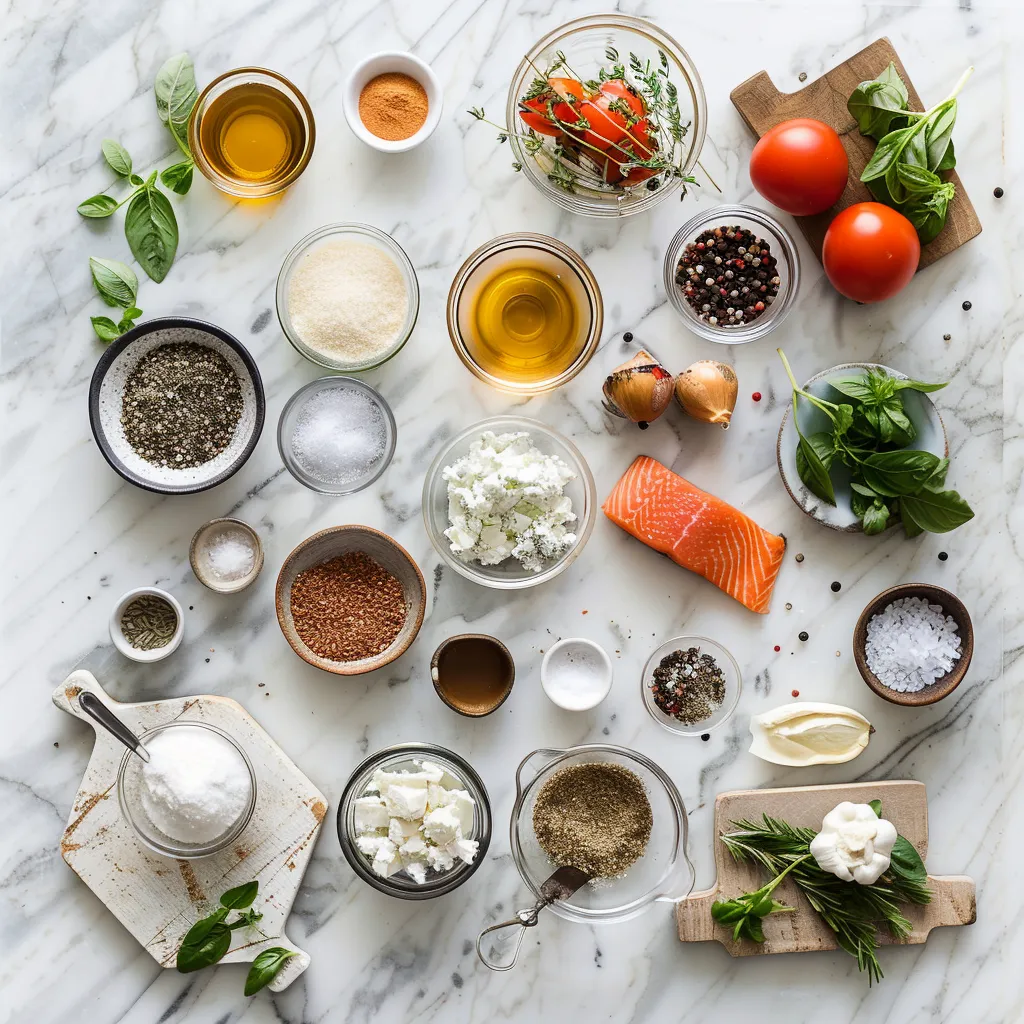 Mediterranean Salmon: Flaky, Fresh & Ready in 30 Minutes ingredients