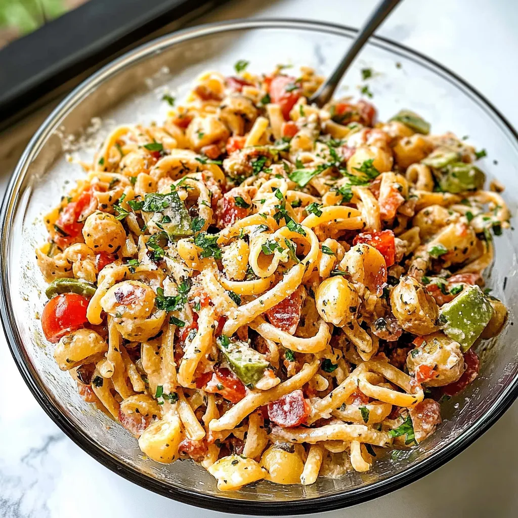 Mexican Pasta Salad Savory