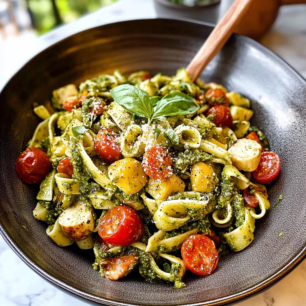 Pesto Pasta Salad Exquisite