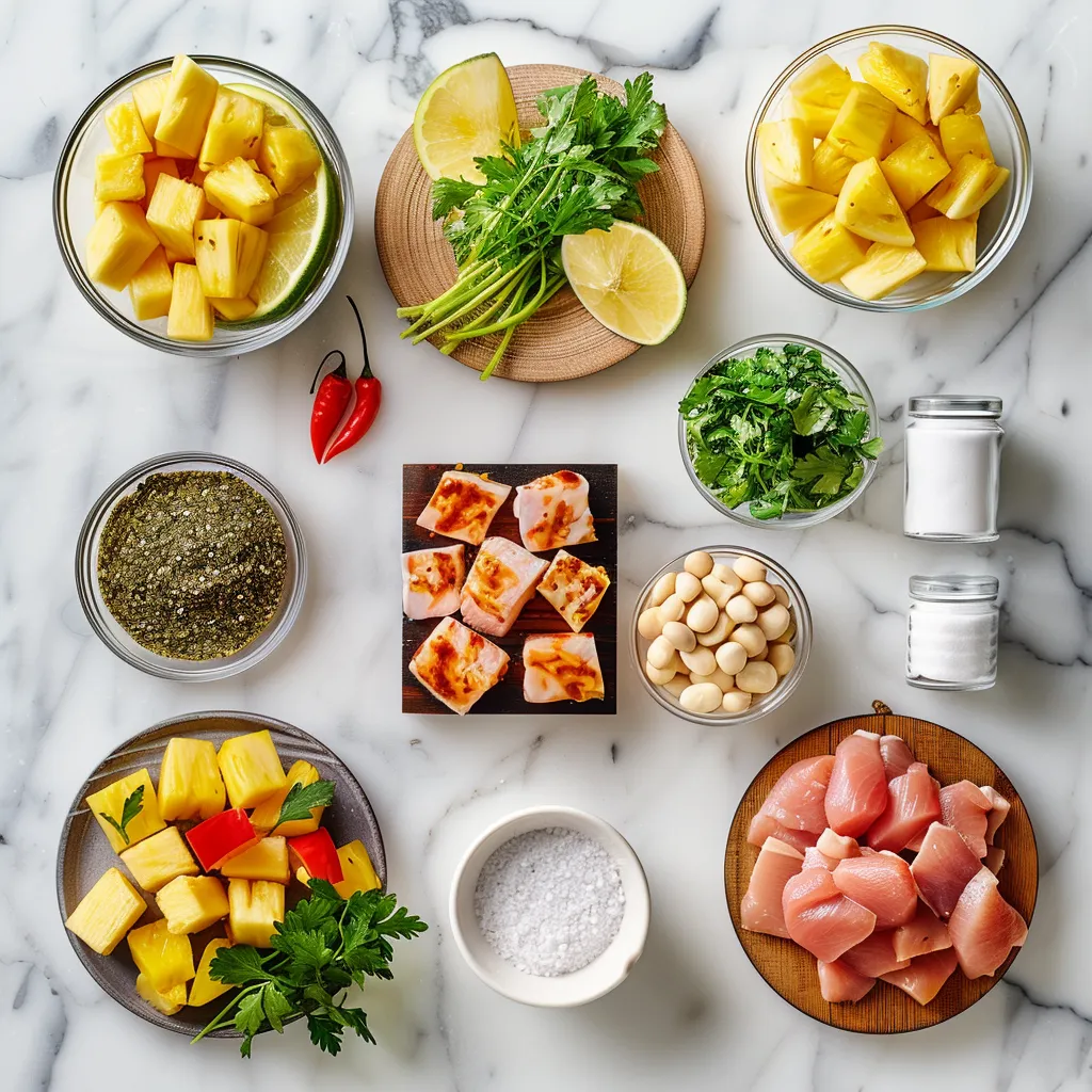 Pineapple Chicken Tacos: A Sweet and Mouthwatering Delight ingredients