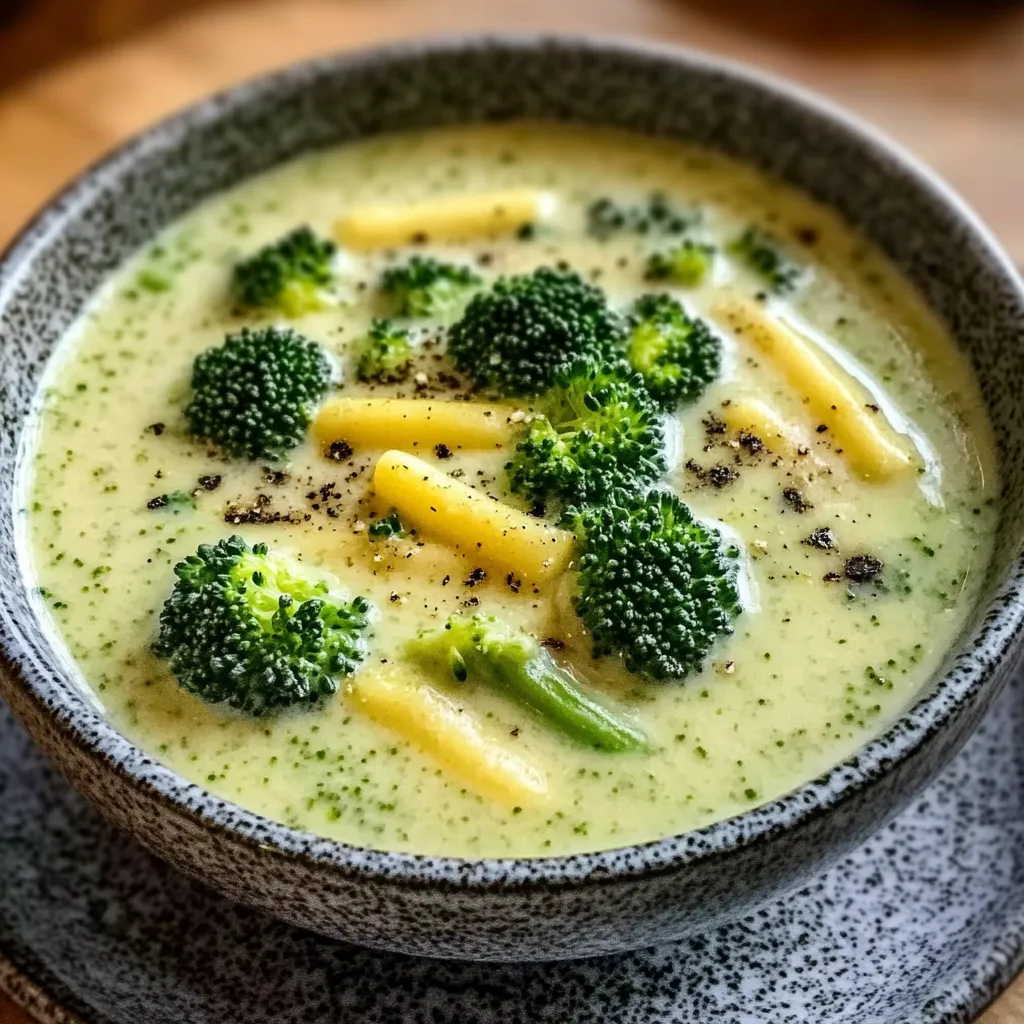 Rich Creamy Broccoli Cheddar Soup | High Protein Delight