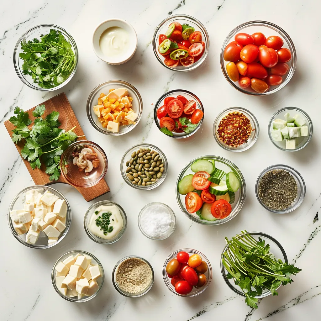 Rich Famous La Scala Chopped Salad ingredients