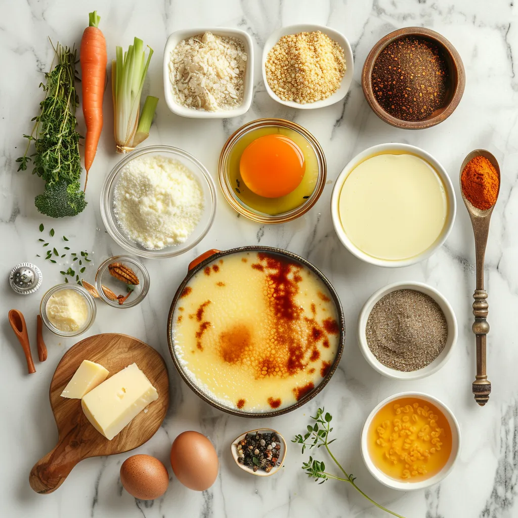 Salted Caramel Crème Brûlée Tempting ingredients