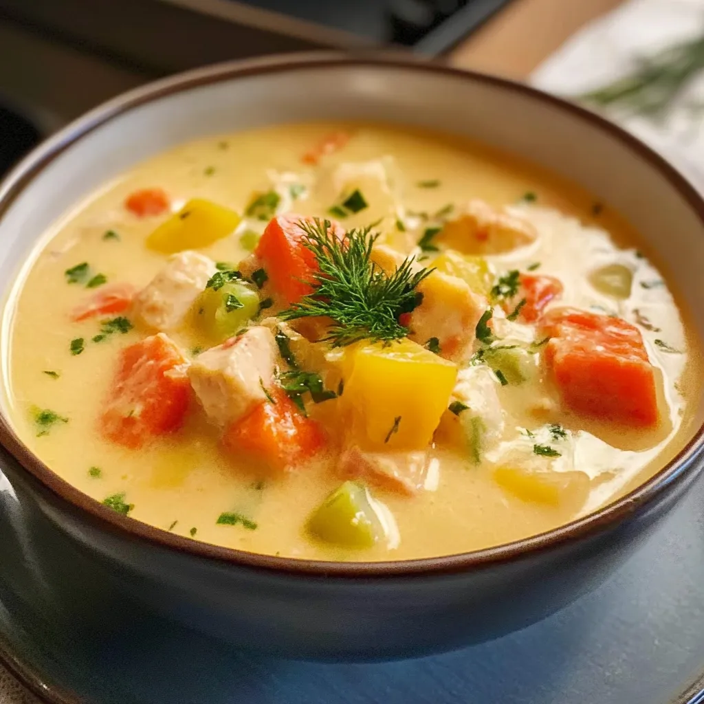 Scrumptious Cozy Salmon Chowder