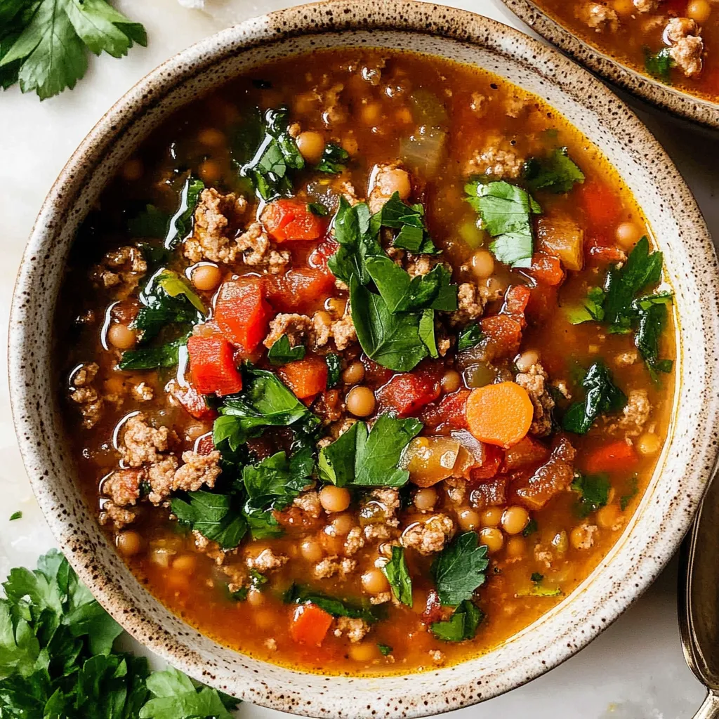 Slow Cooker Sausage Lentil Soup Irresistible