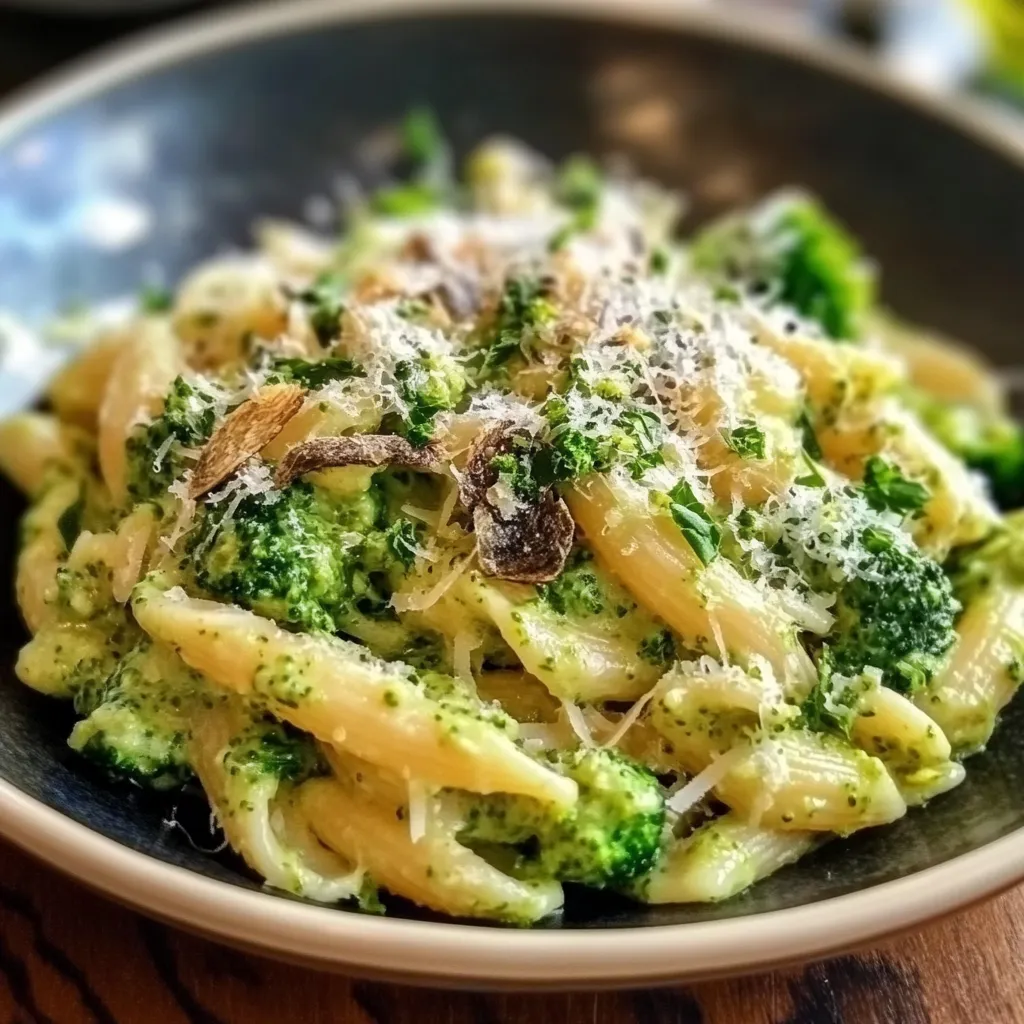 Smashed Broccoli Pasta Aromatic