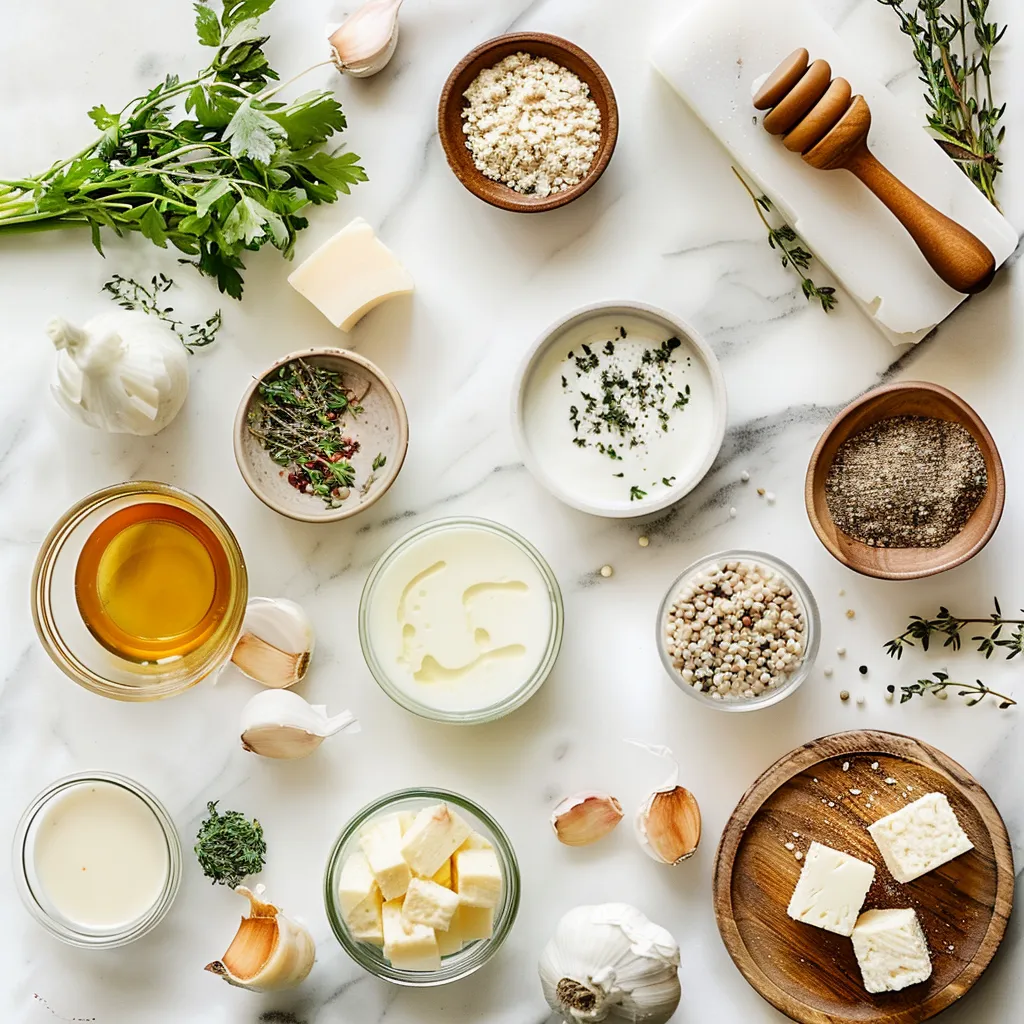 Tasty Effortless Country French Style Garlic Soup ingredients