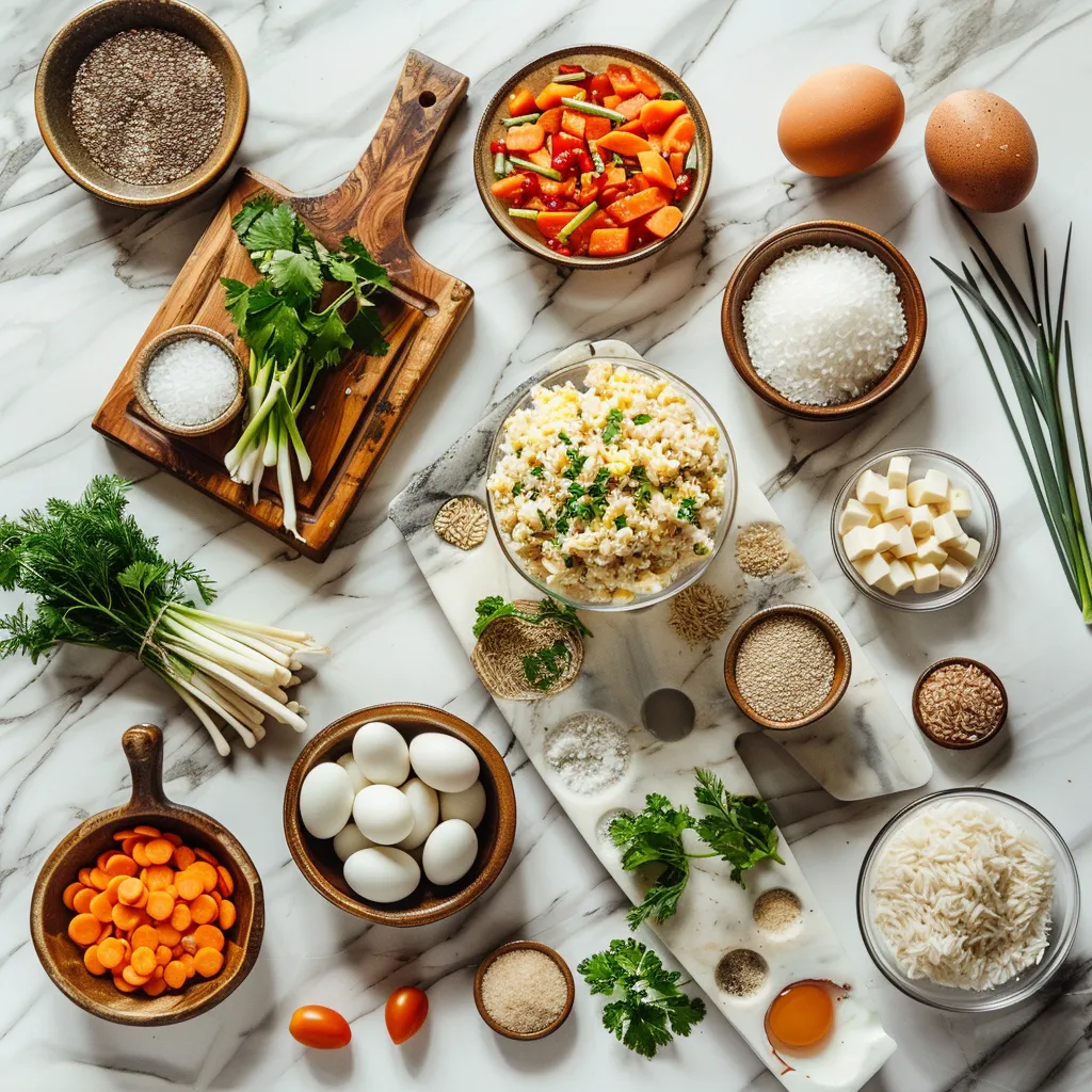 Tasty Egg Fried Rice: A Flavorful Delight Recipe ingredients