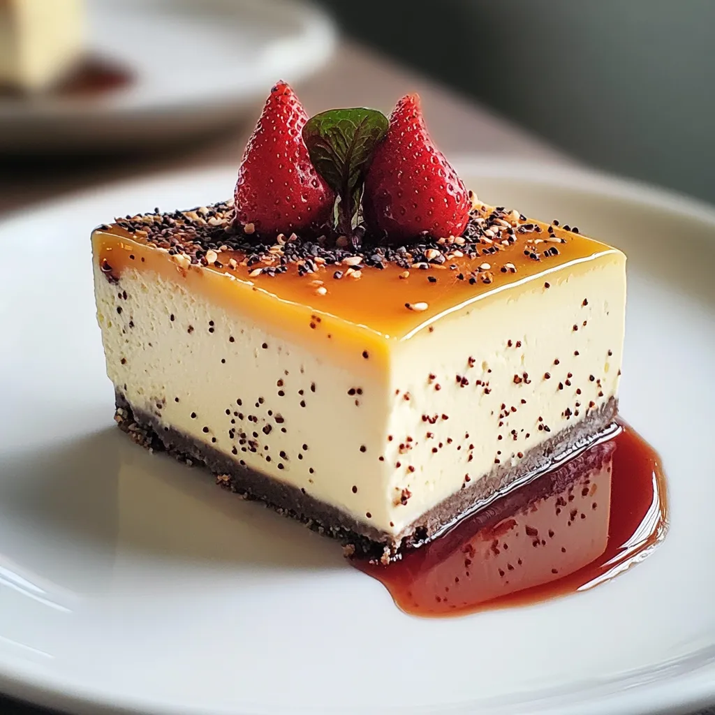 Creamy Earl Grey Tea Cheesecake Delightfully Smooth
