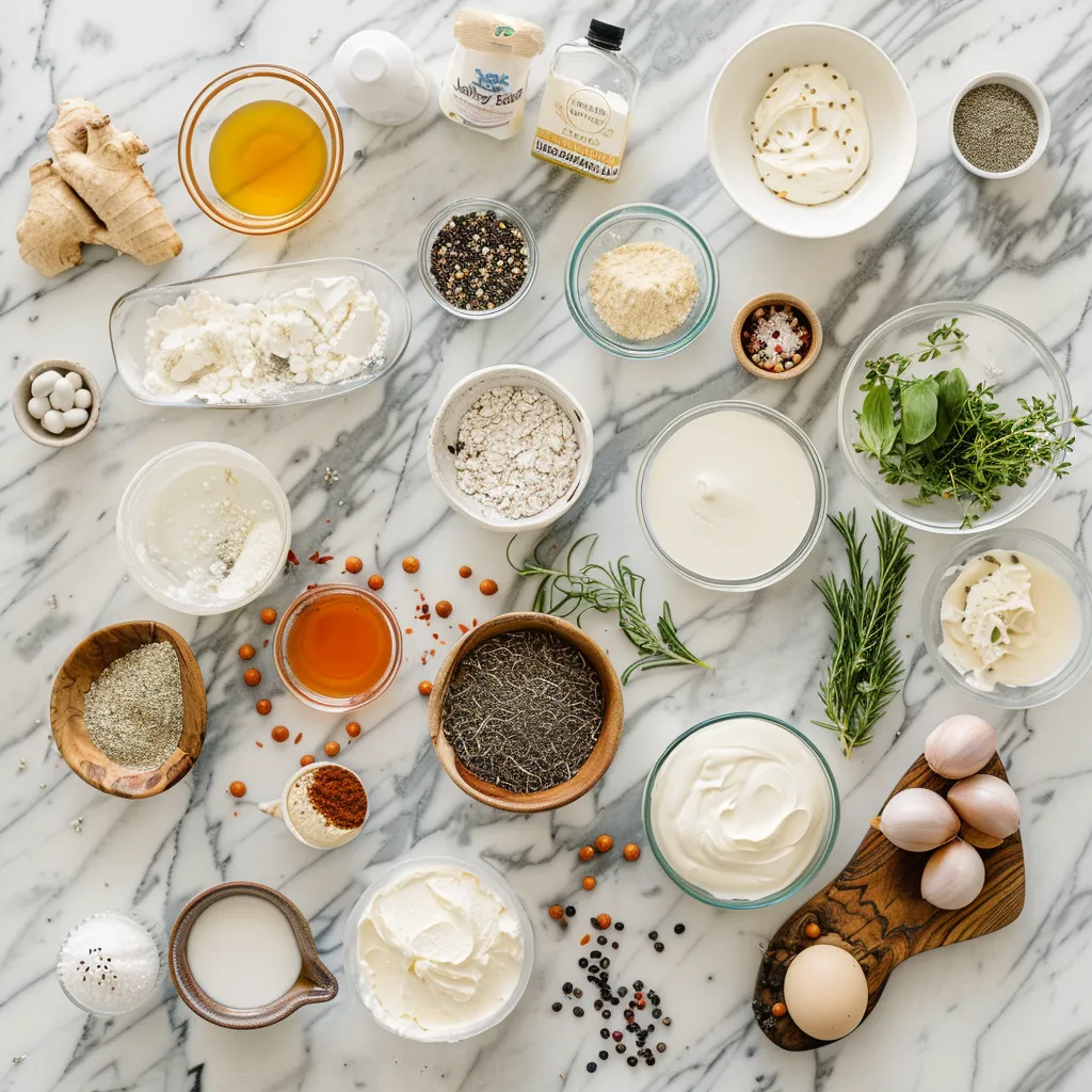 Creamy Earl Grey Tea Cheesecake Delightfully Smooth ingredients