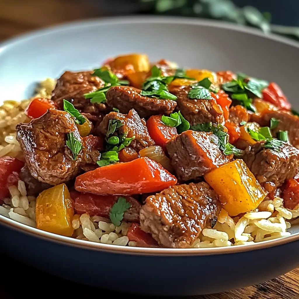 Irresistible One Pot Spiced Lamb and Rice Recipe