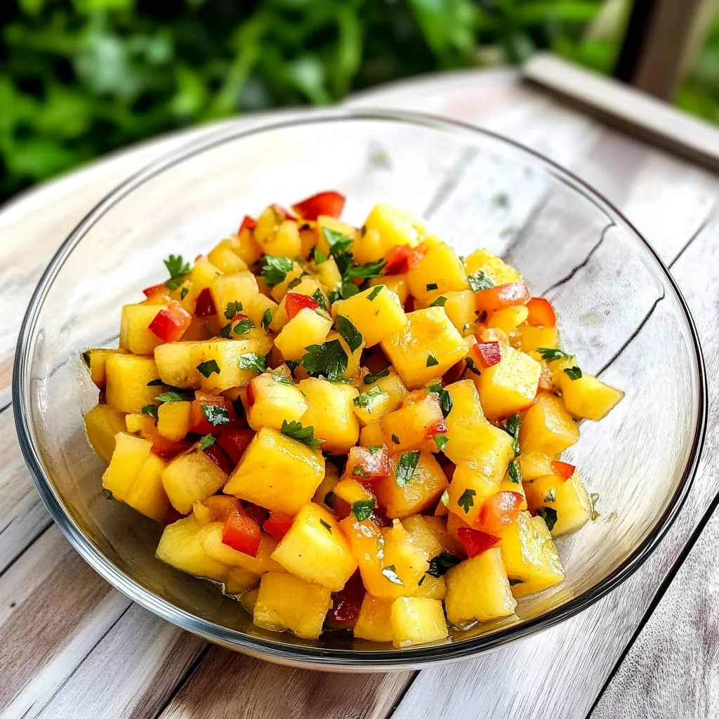 Mango and Pineapple Salsa Delectable