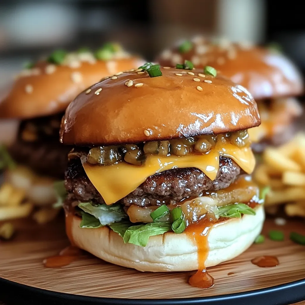 Mini Big Mac Cheeseburgers Delight