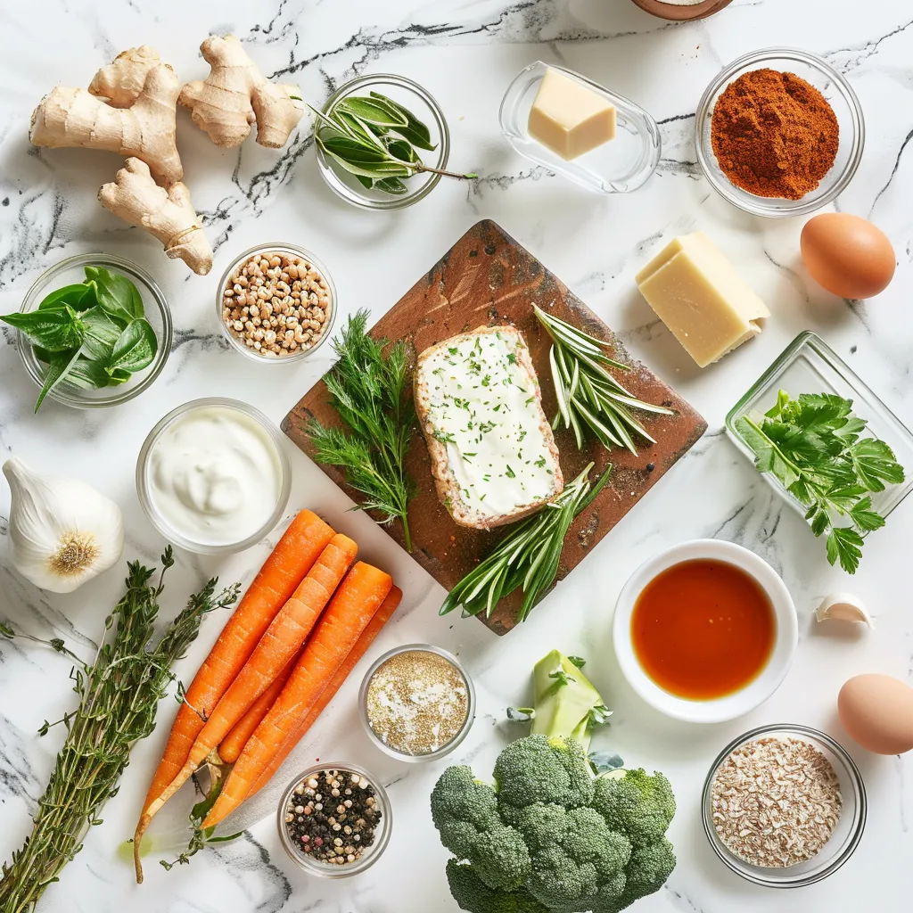 Mouthwatering Garlic Parmesan Chicken Meatloaf – Tasty Delight ingredients