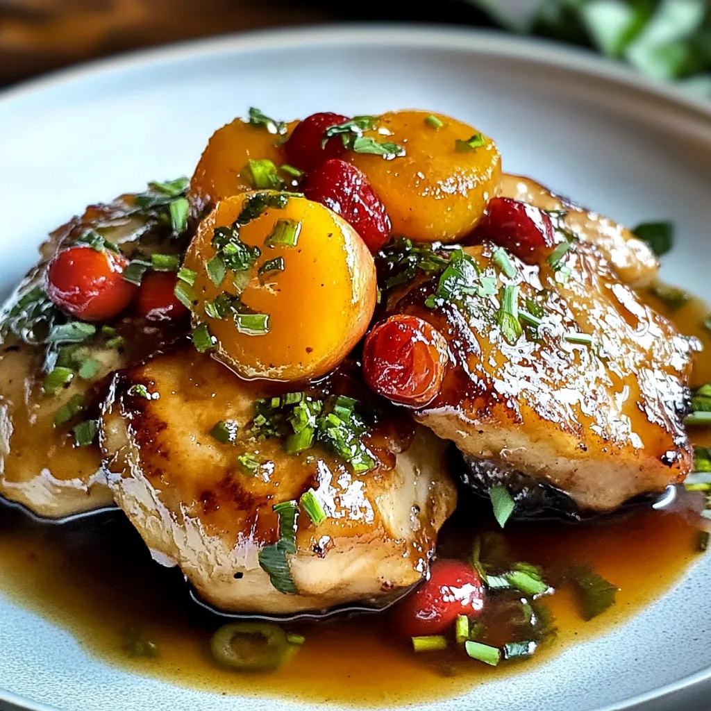 Zesty Jalapeno Peach Chicken: A Tempting One-Pan Wonder