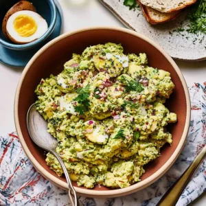 Herby Avocado Egg Salad - Fresh & Flavorful