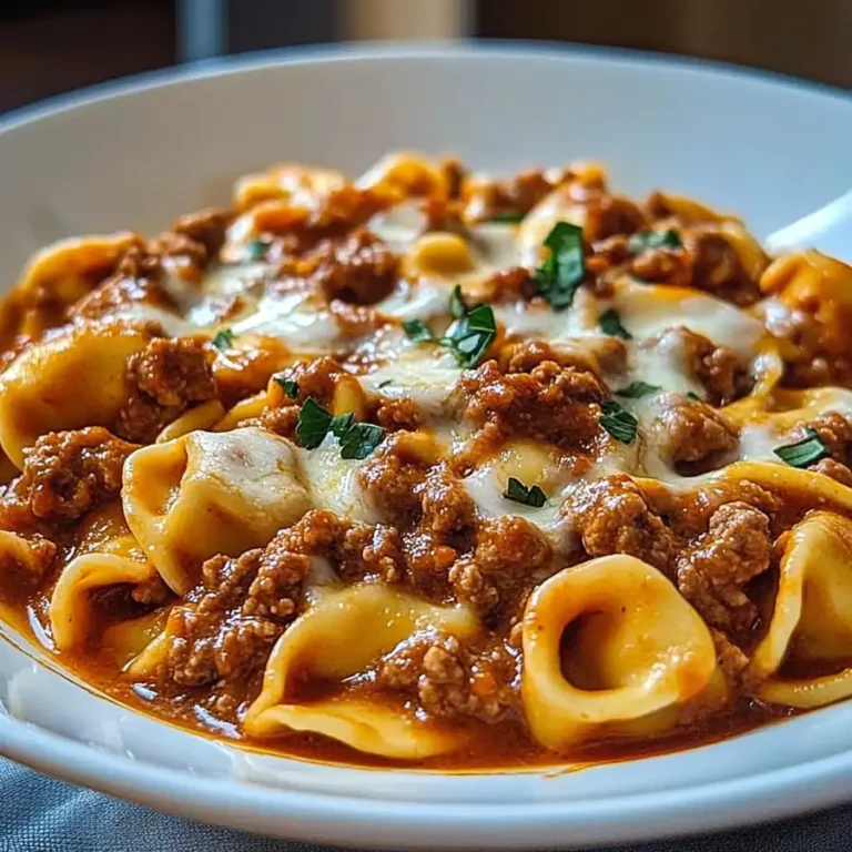 Trending Cozy Beefy Tortellini Bake: A Comforting Delight Recipe — Easy,