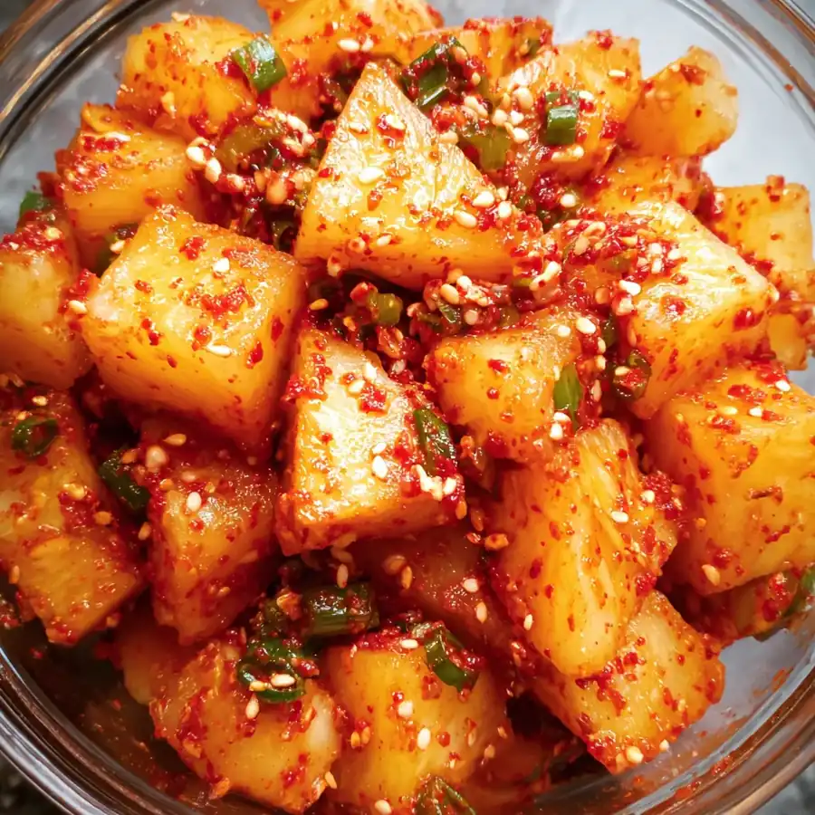 5-Star Spicy Pineapple Kimchi Marinade — Faster Than Takeout