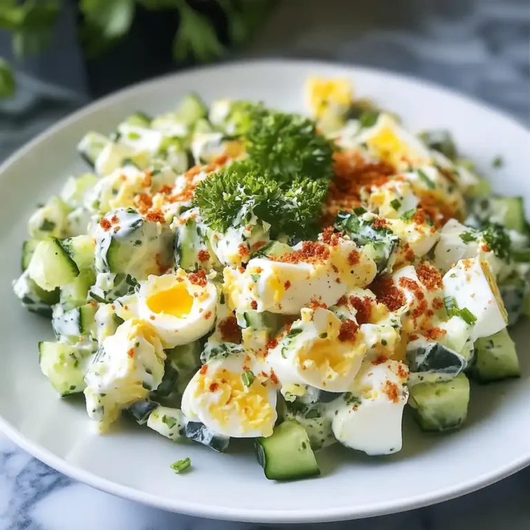 Foolproof Amazing Low Carb Cucumber Egg Salad for a Delicious Summer — High-Protein Guilt-Free Winner