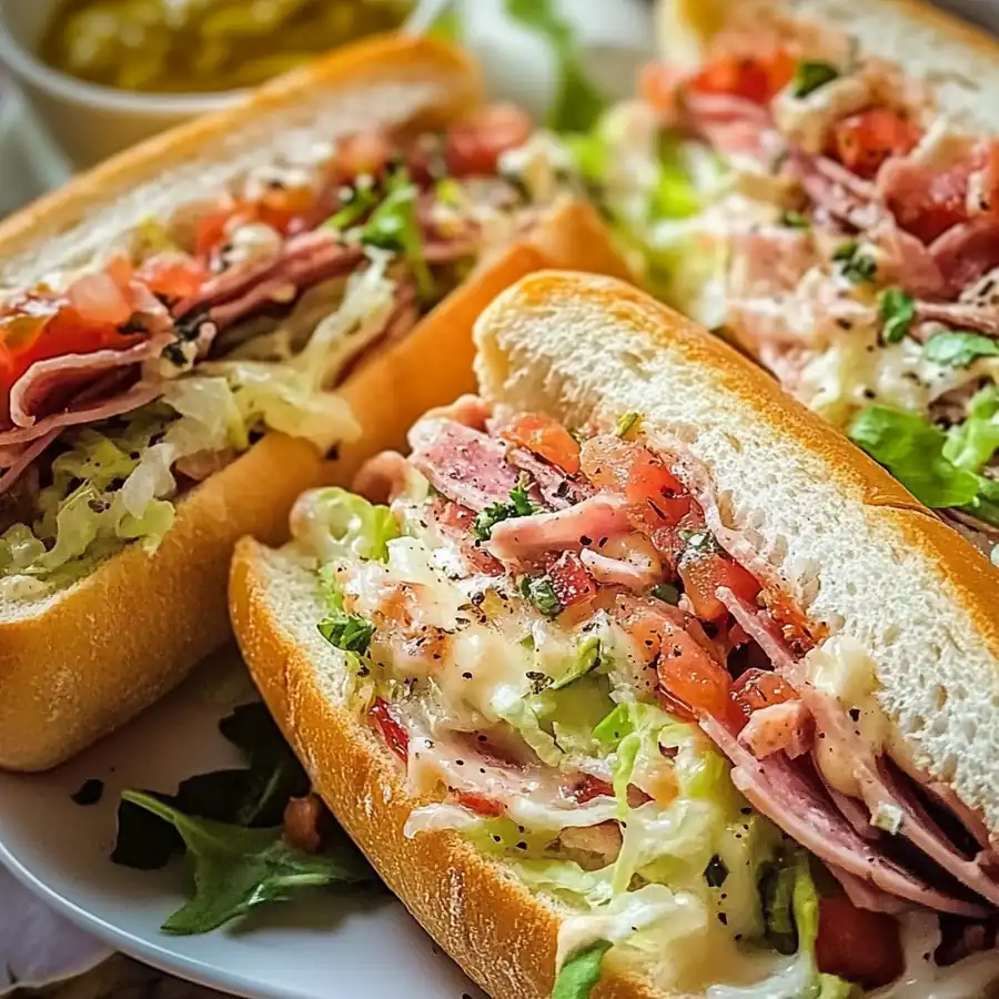 Amazing Chopped Italian Sandwich - Burst of Flavor