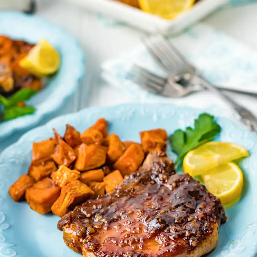 Maple Bourbon Pork Chops | Sweet & Savory Perfectly Tender: The