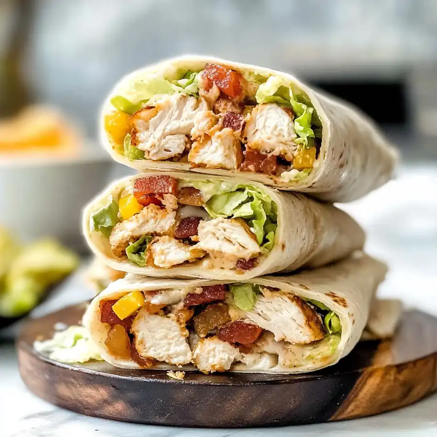 Incredible Chicken Bacon Ranch Wrap – Quick & Delicious