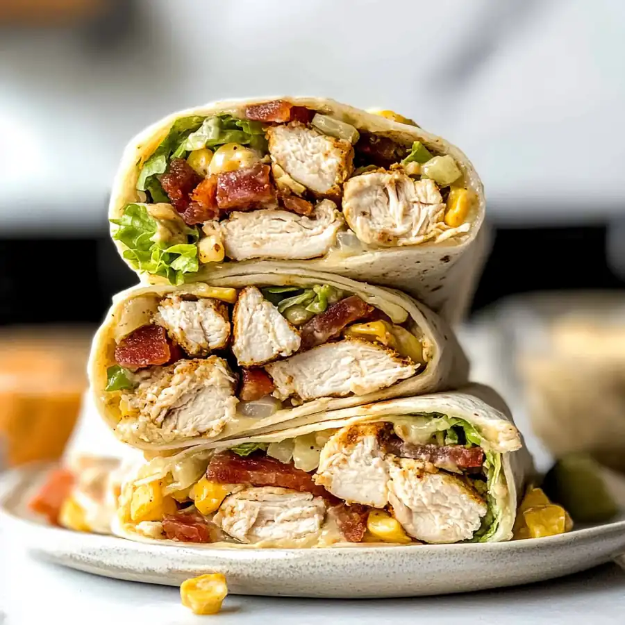 Incredible Chicken Bacon Ranch Wrap – Quick & Delicious