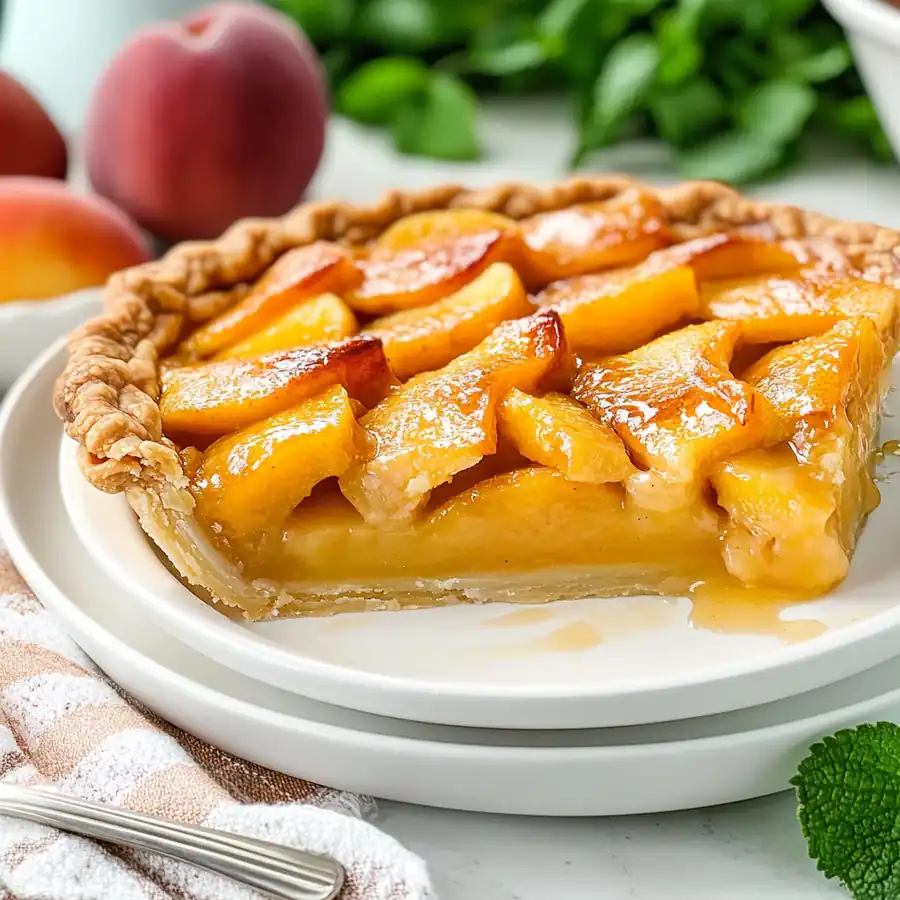 Fresh Peach Pie Recipe – Summer Bliss & Sweet Delight