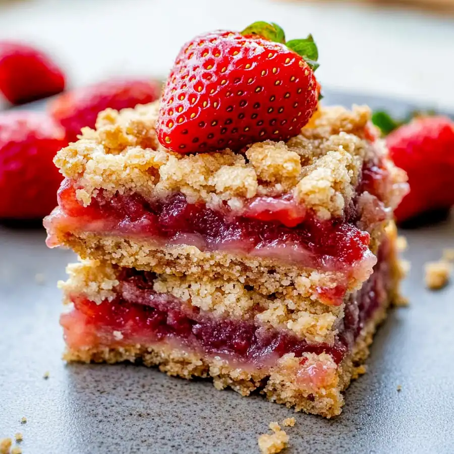 Show-Stopping Irresistible Strawberry Oatmeal Crumble Bars Recipe — Meal Prep Hero of the Week