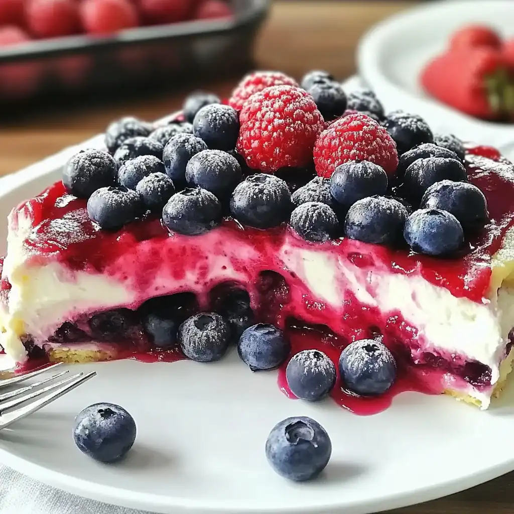 Creamy Summer Berry Jello Lasagna — The Ultimate Crowd-Pleaser!