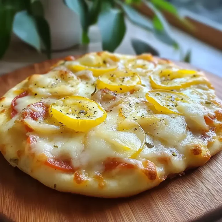 Creamy White Banana Pepper Pizza — The Ultimate Flavor Twist