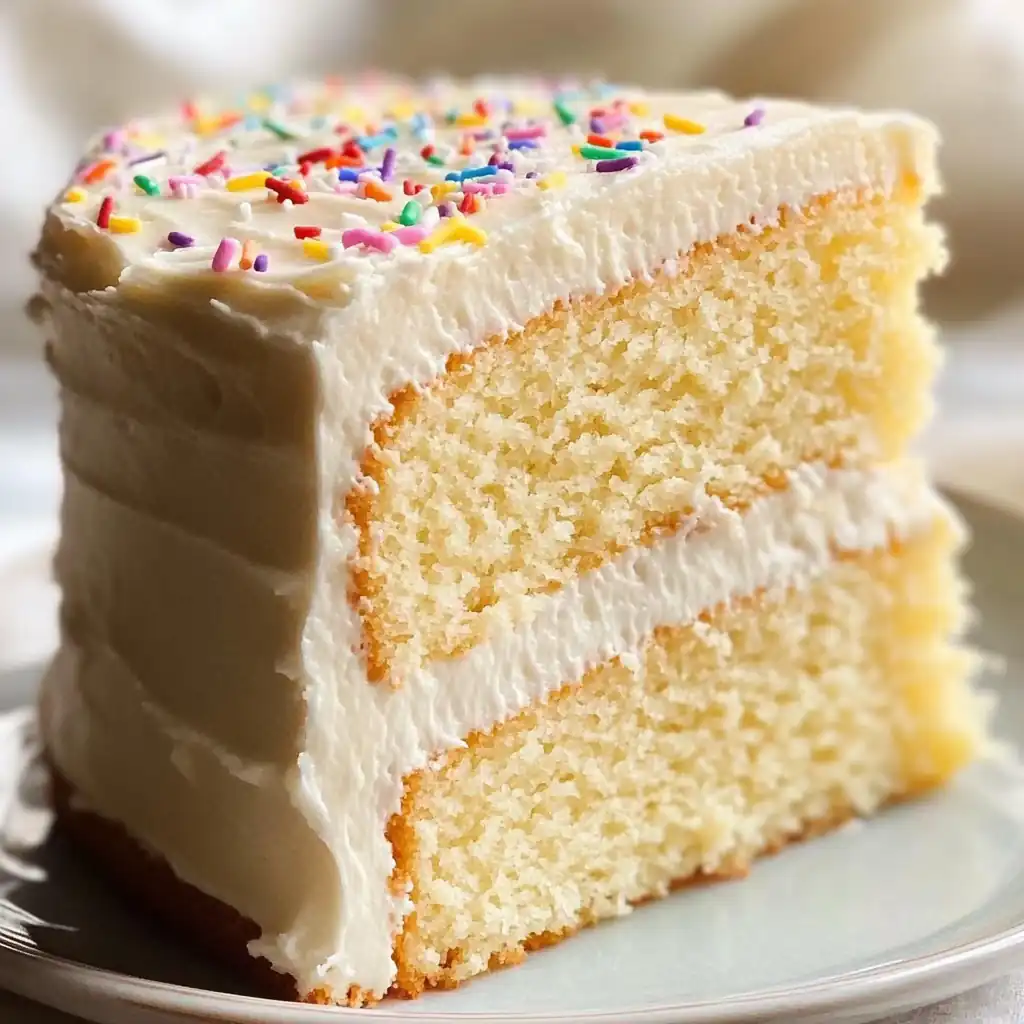 The Ultimate Nostalgic Vanilla Cake — Perfectly Moist Every Time