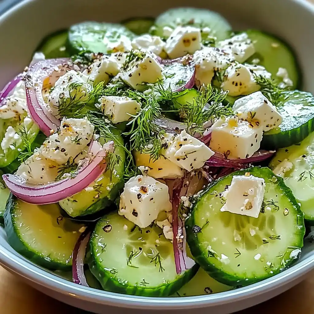 Cool Cucumber Feta Salad — The Ultimate Summer Refreshment!
