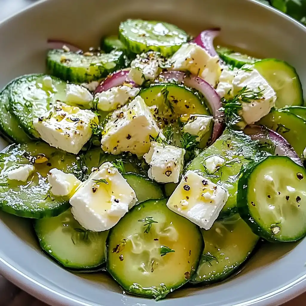 Cool Cucumber Feta Salad — The Ultimate Summer Refreshment!