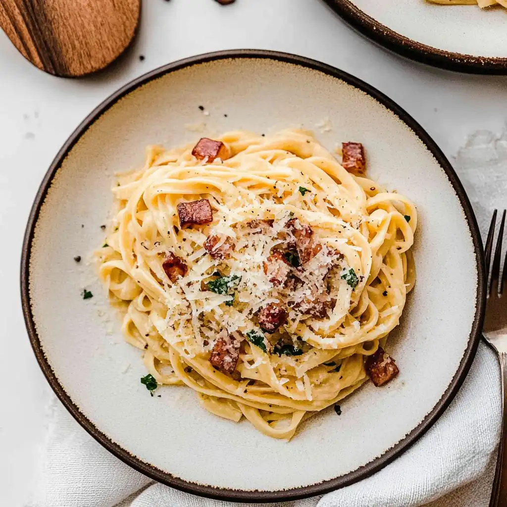 Authentic Pasta Carbonara — Creamy Italian Dinner in 20 Minutes
