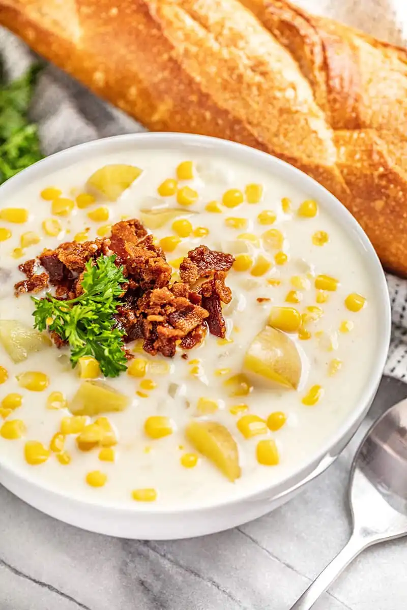 The Creamiest Comfort Corn Chowder You'll Ever Taste